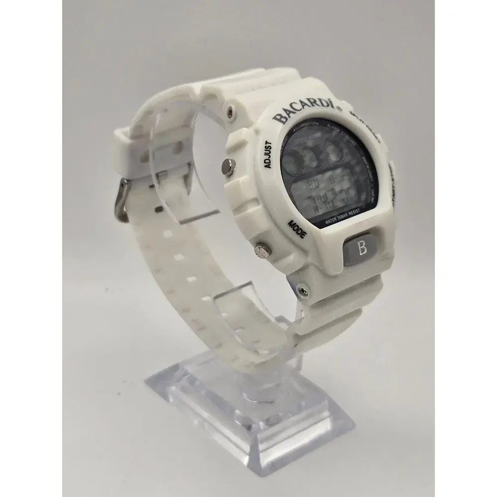 Bacardi Pineapple Fusion White Digital Promo Watch